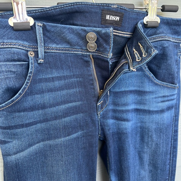 Hudson Collin Mid-rise Skinny Supermodel Jean Color Obscurity - Picture 4 of 9